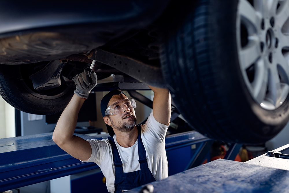 Wheel Alignment Repairing-Under-Car